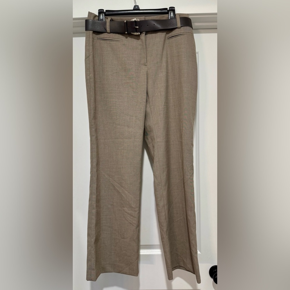 Apt. 9 Women’s Maxwell Bootcut Brown‎ Dress Pants with Belt NWT